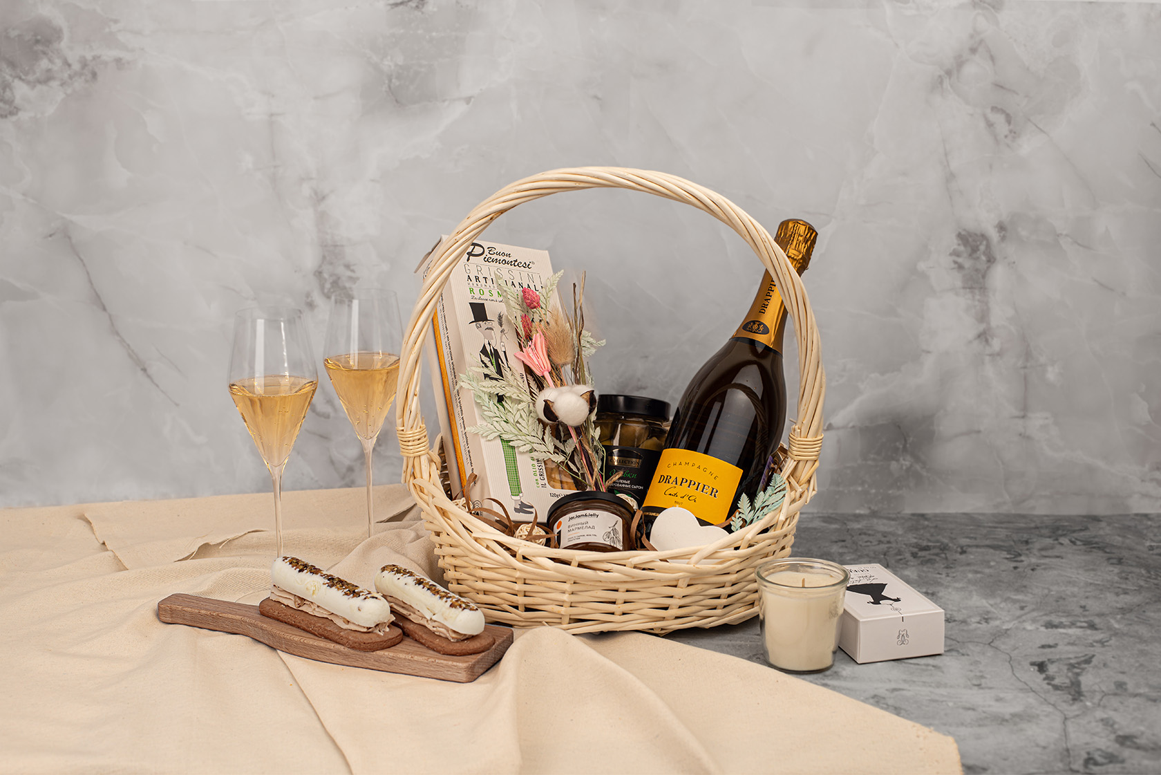 Корзина Тур де Франс (идеально для игристого вина) S