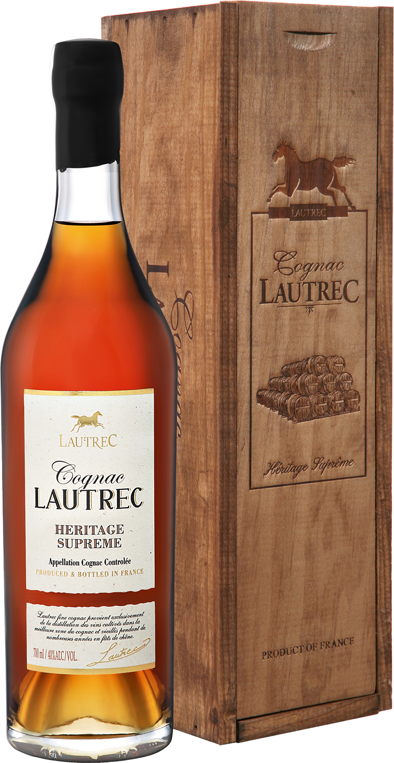 Коньяк Cognac Lautrec Heritage Supreme (gift box) Коньяк Лотрек Эритаж Супрем в подарочной упаковке - 0.7 л