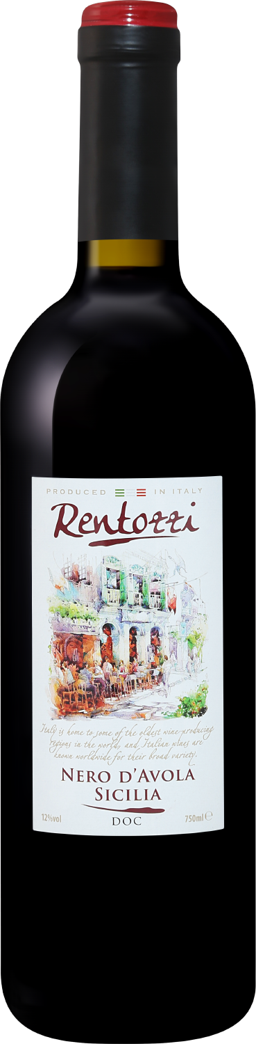 Рентоцци Неро д'Авола Сицилия DOC Вилла Дельи Олми 2019 0.75 л