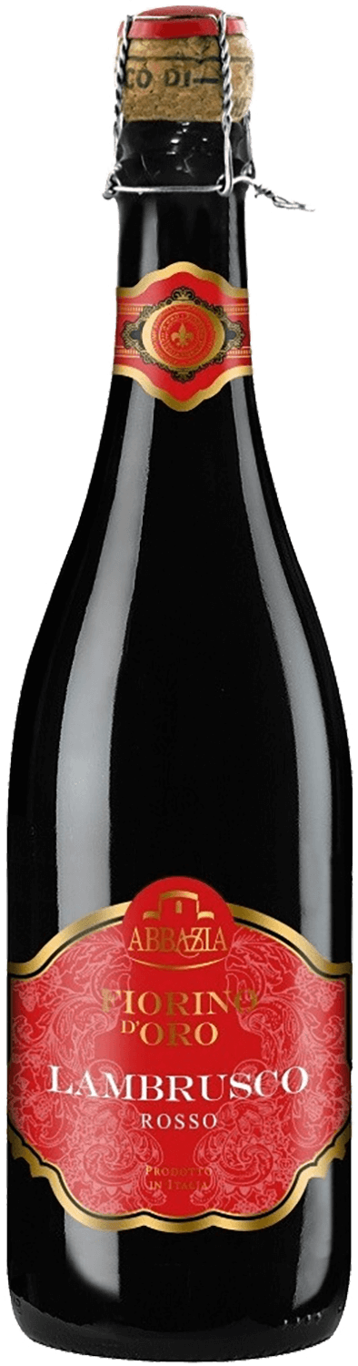 Фиорино д'Оро Ламбруско Россо Эмилия IGTАббация ди Сан Гауденцио 0.75 л