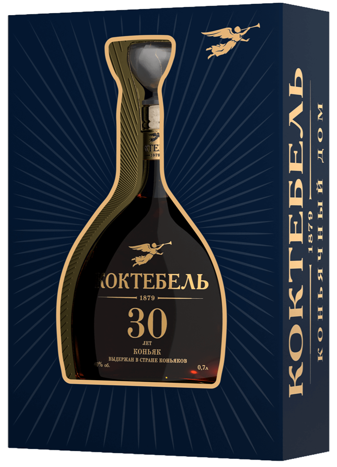 Коньяк Koktebel 30 y.o. (gift box) 0.7 л (Коктебель 30 лет в подарочной  упаковке), купить в магазине в Курске - цена, отзывы