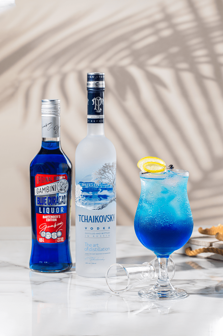 Ликёр Gambini Blue Curacao 0.7 л (Гамбини Блю Кюрасао), купить в магазине в  Курске - цена, отзывы