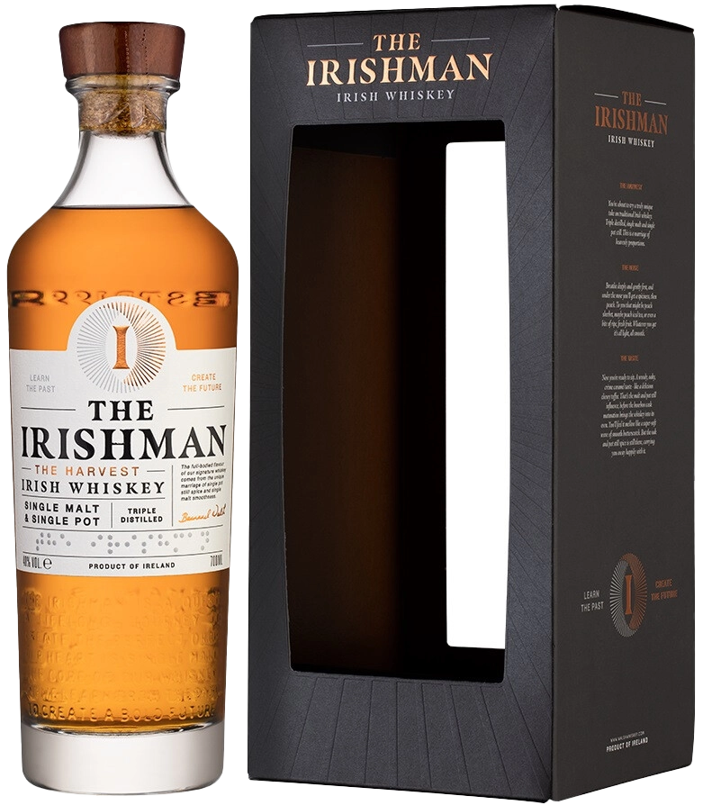 Зе Айришмен Зе Харвест купажированный виски в подарочной упаковке 0.7&nbsp;л