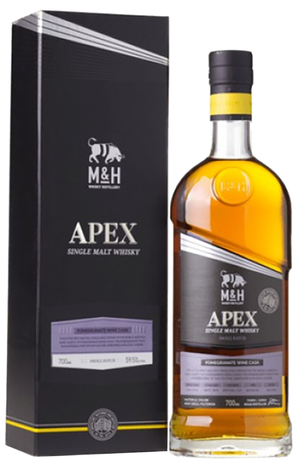 Эм энд Эйч Апекс экс-Рай Каск Солодовый Виски в подарочной упаковке 0.7 л