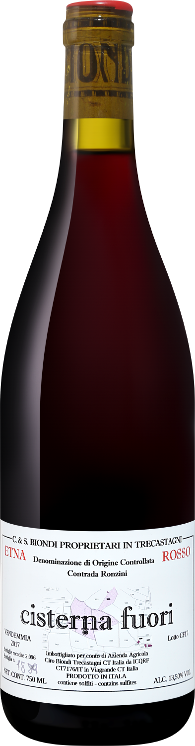 Чистерна Фуори Контрада Ронцини Этна DOC Азиенда Агрикола Бьонди 2018 0.75 л