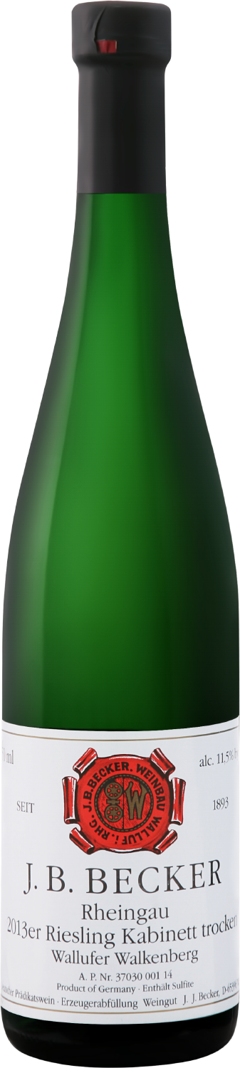 Рислинг Валлуфер Валькенберг Кабинетт Трокен Рейнгау Дж.Б.Беккер 2014 0.75 л