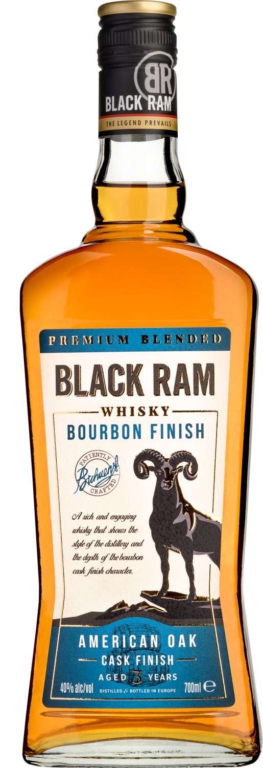 Блэк Рэм Бурбон Финиш 3 года Купажированный Виски 0.7 л