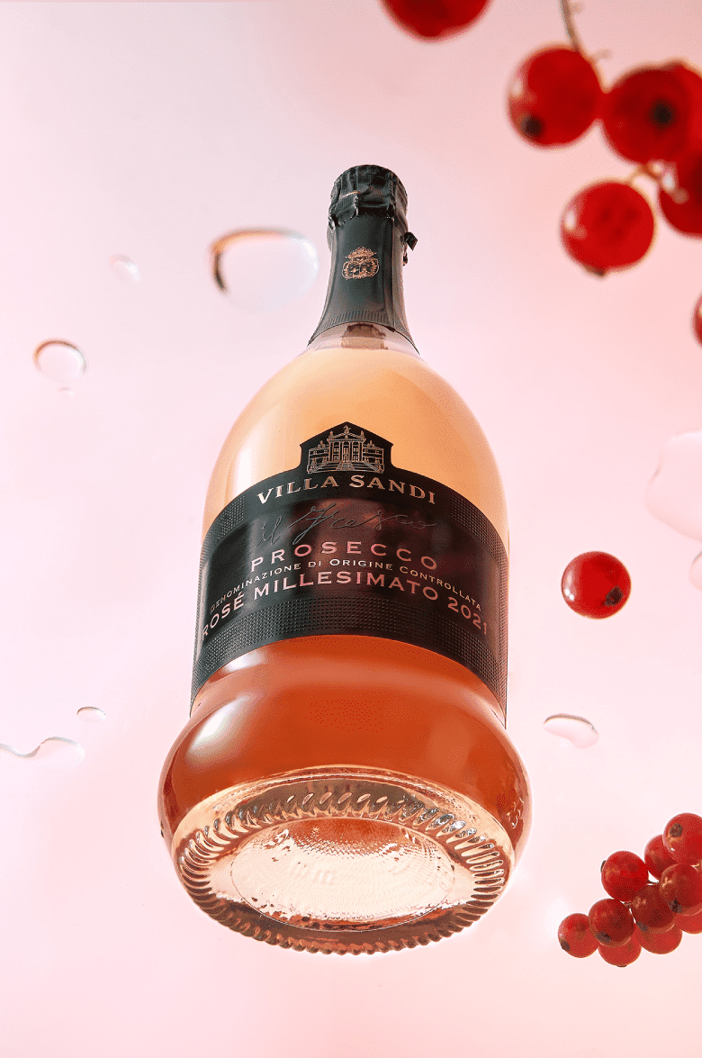 Игристое вино розовое брют Il Fresco Rose Millesimato Prosecco DOC Villa  Sandi урожая 2021 года 0.75 л (Иль Фреско Розе Миллезимато Просекко DOC  Вилла Санди), купить в магазине в Курске - цена, отзывы