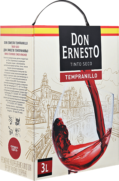 Don Ernesto Tempranillo Dcoop, 3 л в Курске
