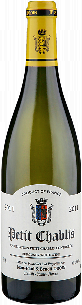 Petit Chablis AOC Jean-Paul & Benoît Droin, 0.75 л в Курске