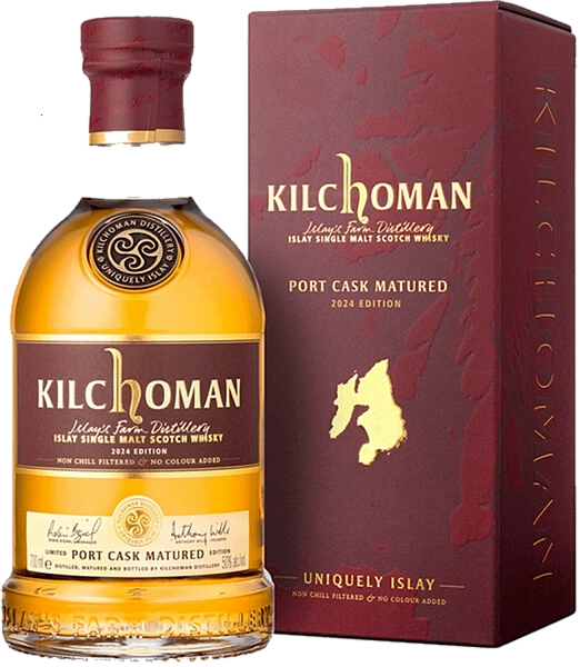 Kilchoman Port Cask Matured Single Malt Scotch Whisky в подарочной упаковке, 0.7 л в Курске
