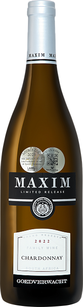 Maxim Chardonnay Robertson Valley WO Goedverwacht Family Wines, 0.75 л в Курске