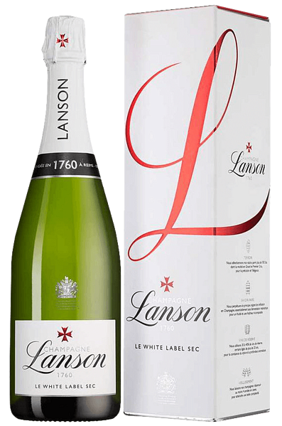 Lanson White Label Sec Champagne AOC (gift box), 0.75 л в Курске