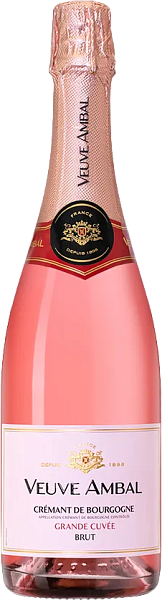 Grande Cuvee Rose Cremant de Bourgogne AOC Brut Veuve Ambal, 0.75 л в Курске