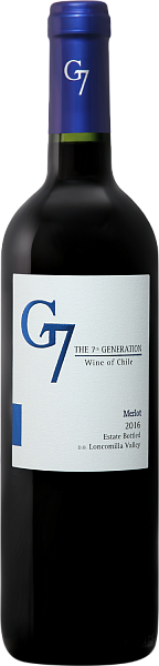 G7 Merlot Loncomilla Valley DO Viña del Pedregal, 0.75 л в Курске