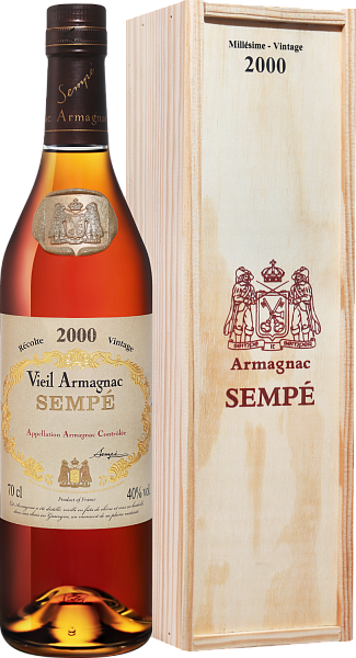 Sempe Vieil Vintage 2000 Armagnac AOC (gift box), 0.7 л в Курске