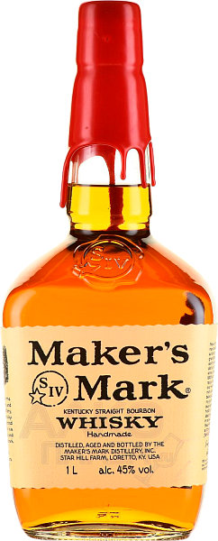 Maker's Mark Kentucky Straight Bourbon Whisky, 1 л в Курске