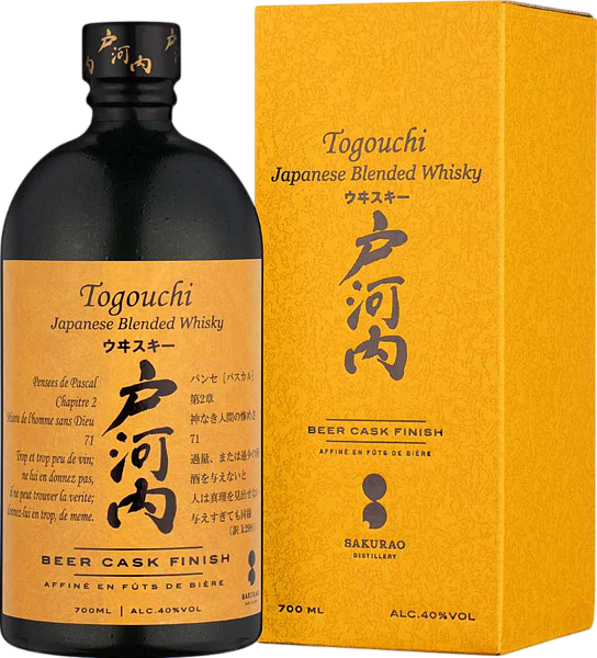 Togouchi Beer Cask Finish Blended Japanese Whisky (gift box), 0.7 л в Курске
