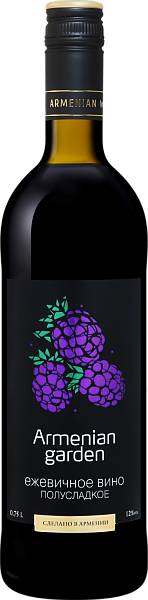 Armenian Garden Blackberry Oktemberyanskiy Wine and Brandy Factory, 0.75 л в Курске