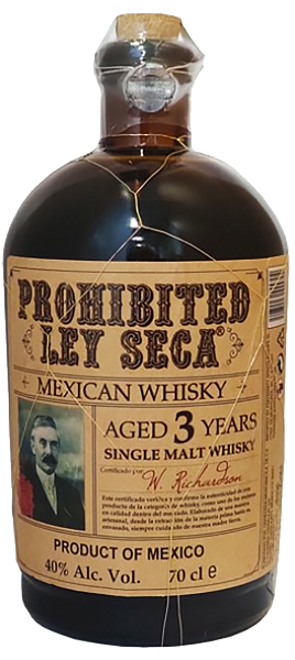 Prohibited Ley Seca 3 Years Old Single Malt Whisky, 0.7 л в Курске