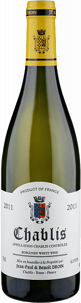 Chablis AOC Jean-Paul & Benoît Droin, 0.75 л в Курске