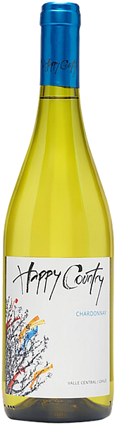Happy Country Chardonnay Central Valley DO Bodegas y Vinedos de Aguirre, 0.75 л в Курске