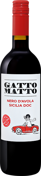Gatto Matto Nero d’Avola Sicilia DOC Villa Degli Olmi, 0.75 л в Курске