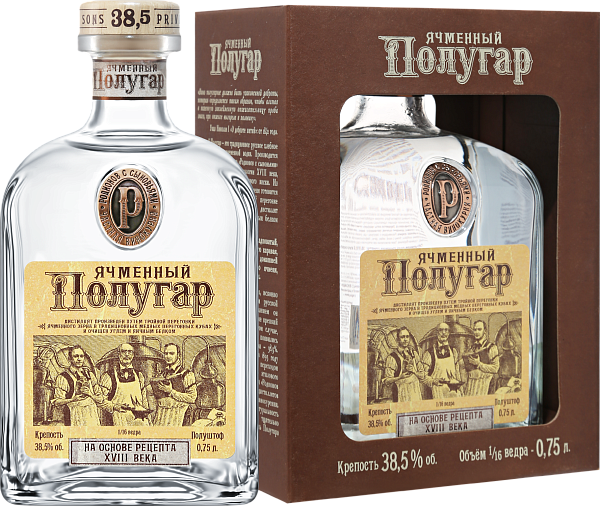 Polugar Barley (gift box), 0.75 л в Курске